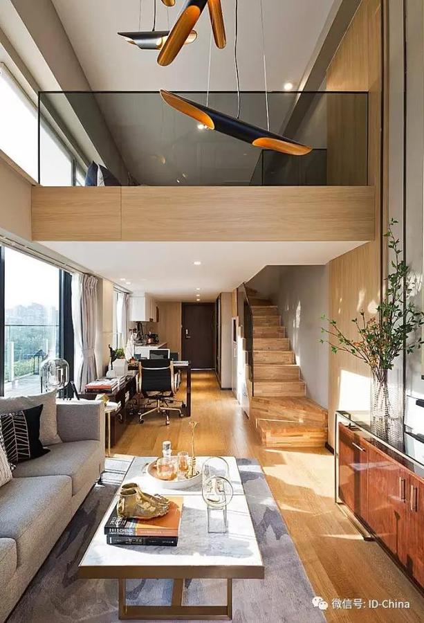 在万科海上传奇25平米复式loft生活工作和派对模式自由切换